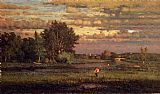 George Inness Canvas Paintings - Clearing Up